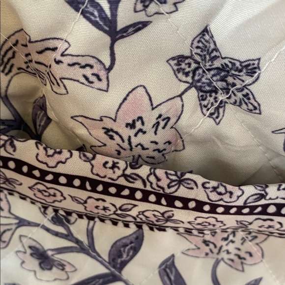 Floral Reversible Quilted Cotton Jacket: Oversized Boho Bomber - Picture 7 of 9